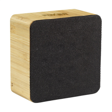 Logo trade advertising product photo of: Sonido 5W Bamboo wireless speaker