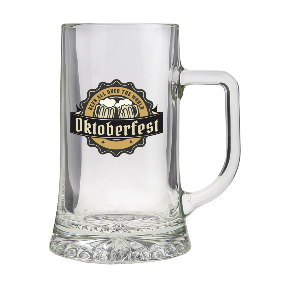 Logo trade promotional giveaways image of: Beer Tankard Extra Large 500 ml