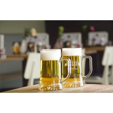 Logo trade promotional giveaway photo of: Beer Tankard Extra Large 500 ml