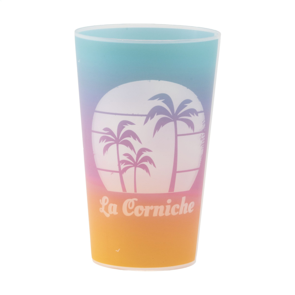 Logo trade business gifts image of: Evento Reusable Cup 330 ml