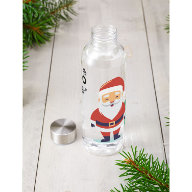 Logotrade promotional products photo of: Senga GRS RPET Bottle 500 ml X-Mas