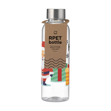 Logotrade advertising product image of: Senga GRS RPET Bottle 500 ml X-Mas