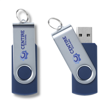 Logo trade promotional merchandise image of: USB Twist from stock 4 GB