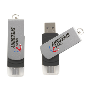 Logo trade promotional merchandise image of: USB Dual Connect 3.0 - Type-C 8 GB