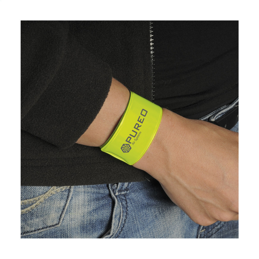 Logo trade advertising products image of: SnapWrap fluorescent armband