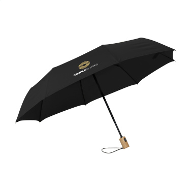 Logo trade promotional product photo of: Michigan foldable RCS RPET umbrella 21 inch