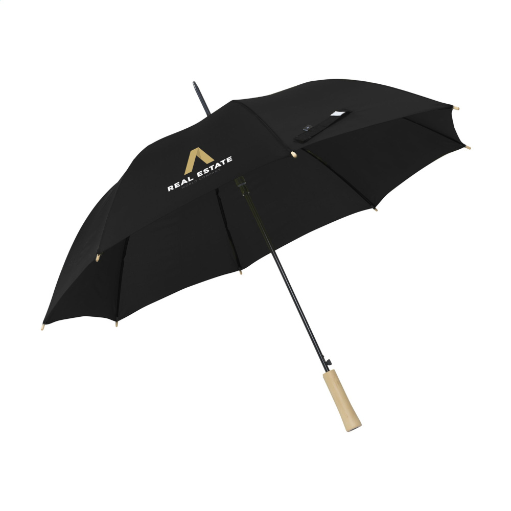 Logo trade corporate gift photo of: Everest RCS RPET umbrella 23 inch