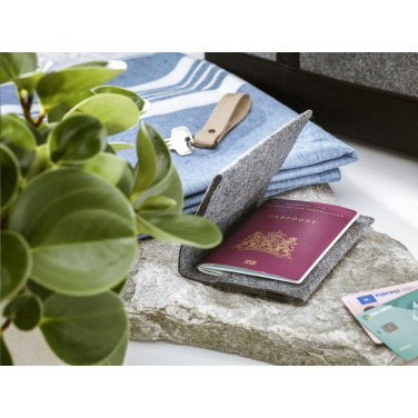 Logotrade promotional merchandise image of: Identify GRS RPET Felt passport holder