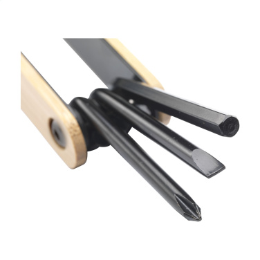 Logo trade promotional giveaway photo of: Bamboo Black Tool multi tool