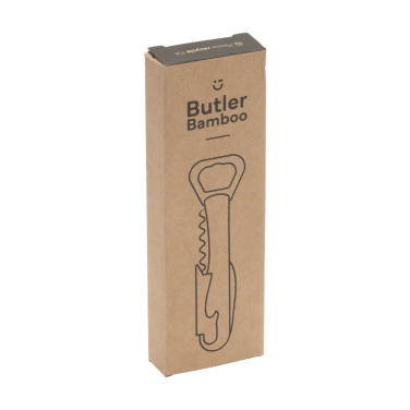 Logo trade promotional merchandise photo of: Butler Bamboo waiter’s friend