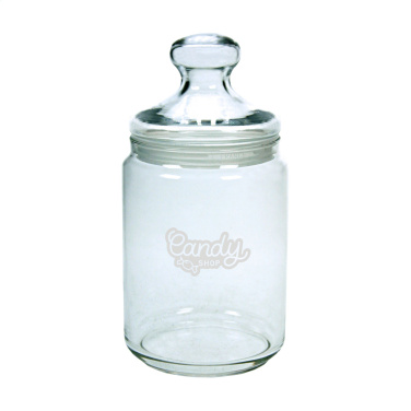 Logo trade promotional gift photo of: Dolci Candy jar 1 L