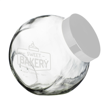 Logo trade corporate gifts image of: CandyStore 2 L candy jar