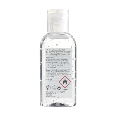 Logotrade promotional product picture of: Caring Hygienic Hand Gel 50 ml