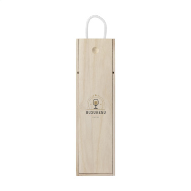 Logo trade promotional gifts image of: WineWood wine box