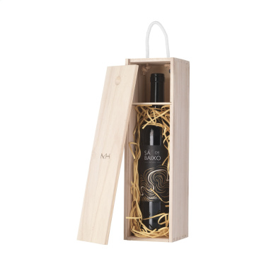 Logo trade promotional merchandise photo of: WineWood wine box