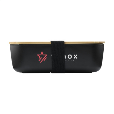 Logo trade promotional giveaways image of: Midori Bamboo Lunchbox