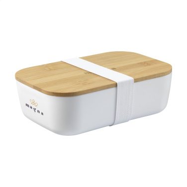 Logo trade corporate gift photo of: Midori Bamboo Lunchbox