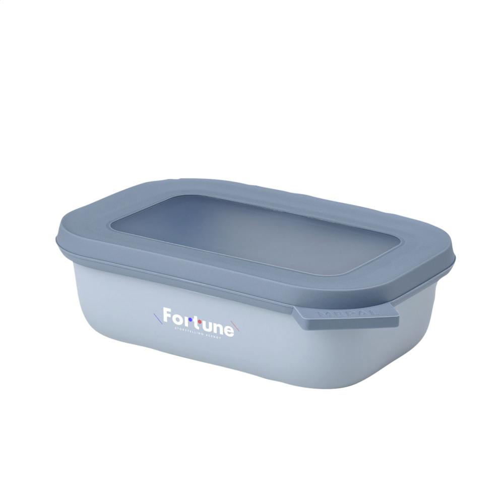 Logo trade corporate gifts image of: Mepal Cirqula multi use rectangular bowl 500ml lunchbox