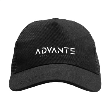 Logotrade business gift image of: Trucker Recycled Cotton cap