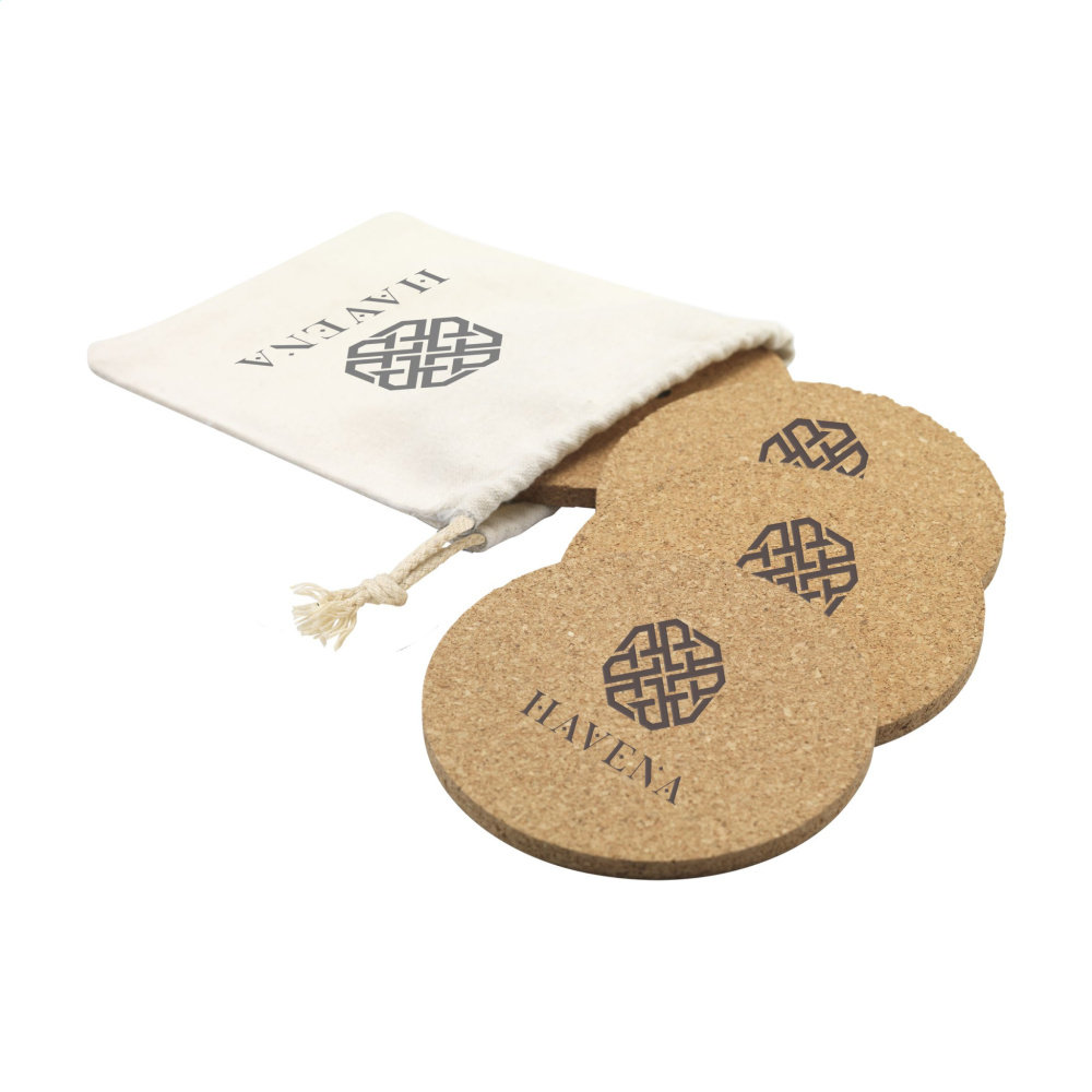 Logotrade corporate gifts photo of: Cork Coaster Set