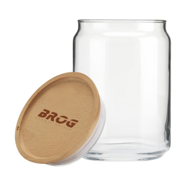 Logo trade promotional merchandise photo of: Wood Jar Storage