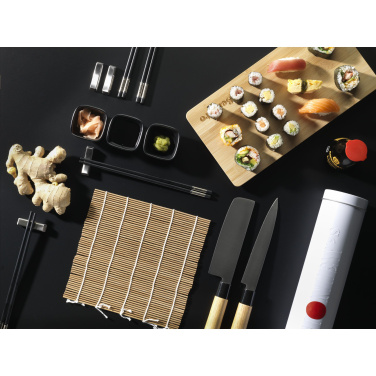 Logotrade business gift image of: Temaki Bamboo Sushi Tray gift set