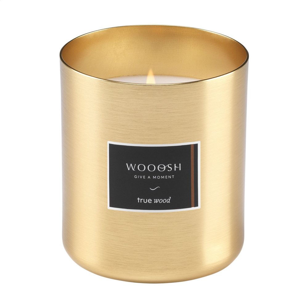 Logo trade promotional giveaways picture of: Wooosh Scented Candle True Wood