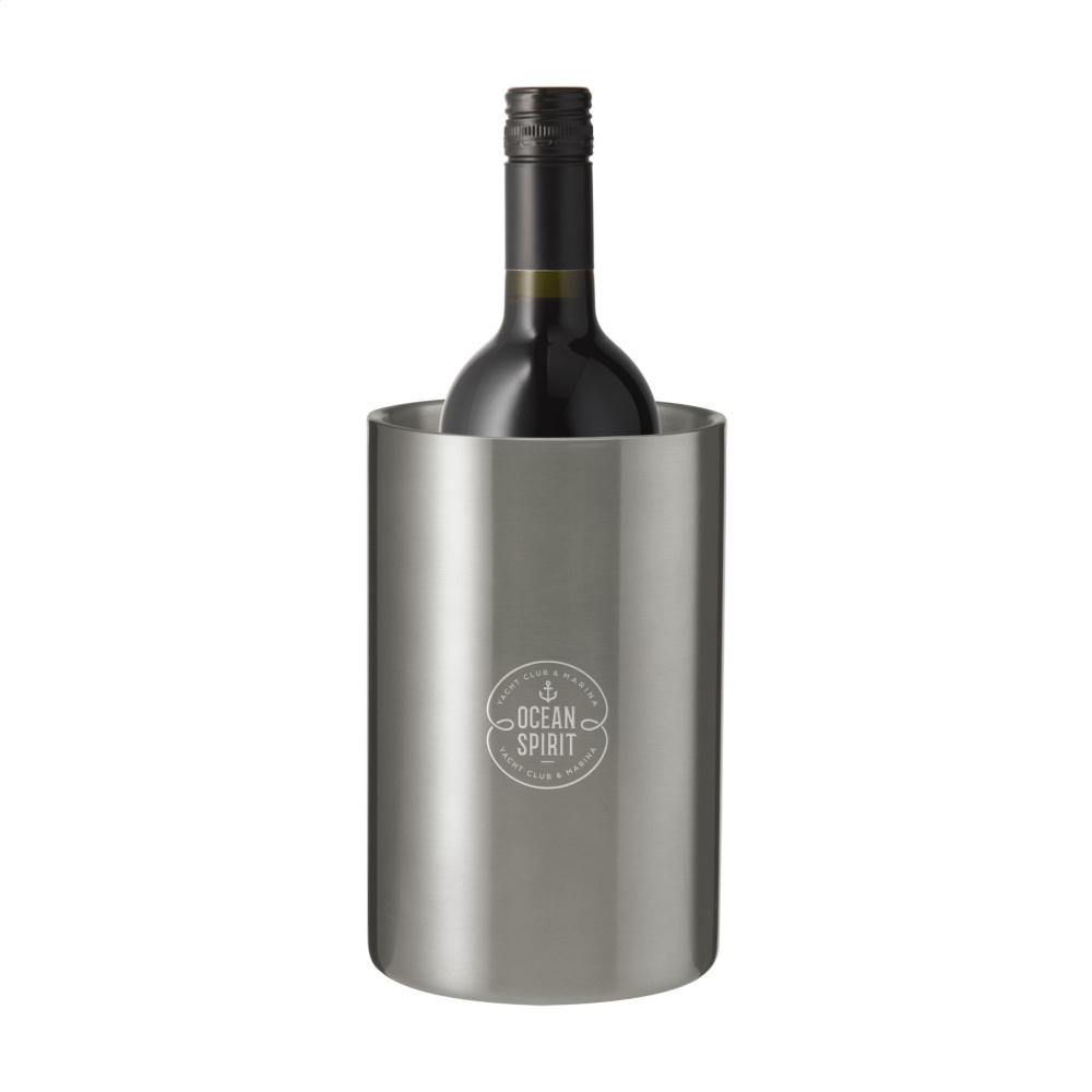 Logotrade promotional merchandise picture of: CoolSteel RCS Recycled Steel wine cooler