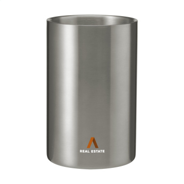 Logo trade promotional products picture of: CoolSteel RCS Recycled Steel wine cooler