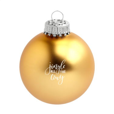 Logotrade business gifts photo of: Christmas Bauble Ø 6 cm - Made in Europe