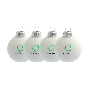 Logotrade promotional merchandise image of: Christmas Bauble Ø 6 cm - set of 4 - Made in Europe