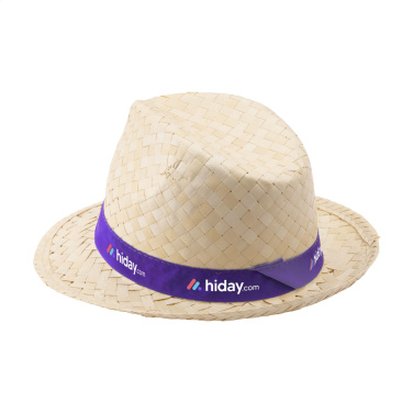 Logo trade promotional merchandise image of: Toledo Straw Hat