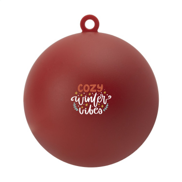 Logotrade promotional item image of: Christmas Bauble Ø 7 cm Recycled PP - Made in Europe