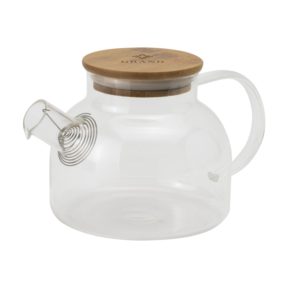 Logo trade promotional merchandise image of: Teatime Glass Teapot