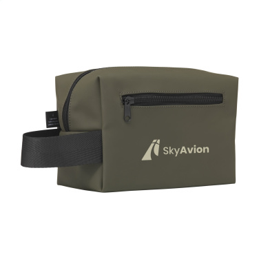 Logo trade promotional gifts image of: LeLennon RCS Recycled PU Toiletry Bag