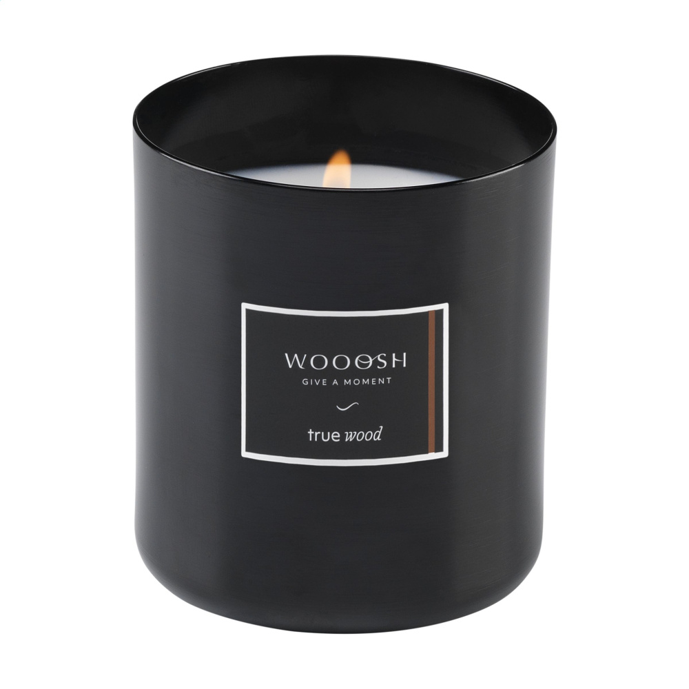 Logo trade promotional giveaway photo of: Wooosh Scented Candle True Wood X-Mas