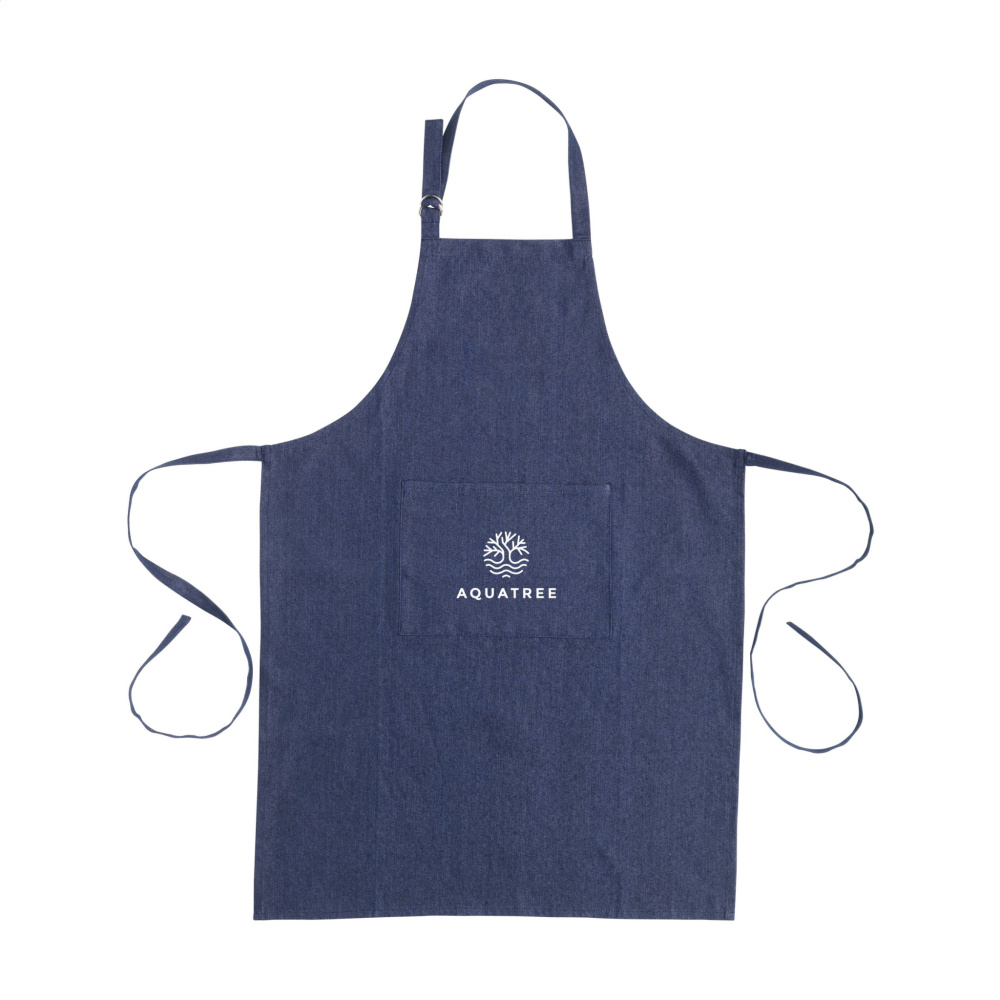 Logotrade promotional gifts photo of: Apron GRS Recycled Denim (220 g/m²)