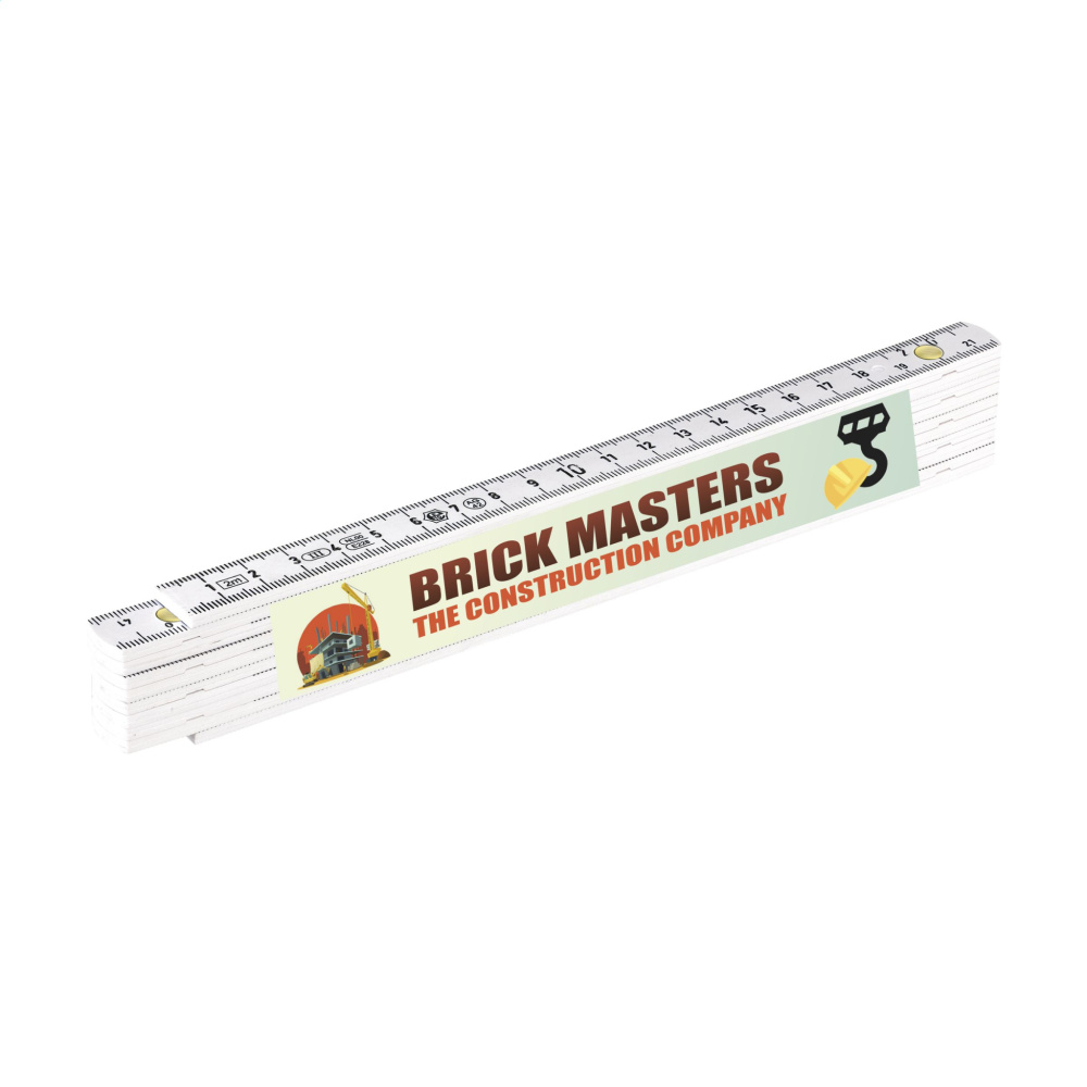 Logotrade promotional giveaway picture of: Metric folding ruler