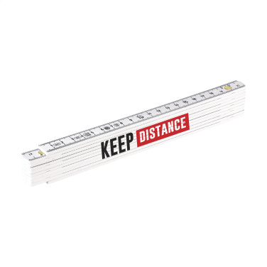 Logo trade promotional items image of: Metric folding ruler