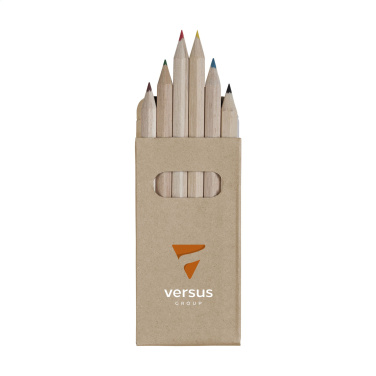 Logotrade promotional product picture of: SixColour coloured pencils