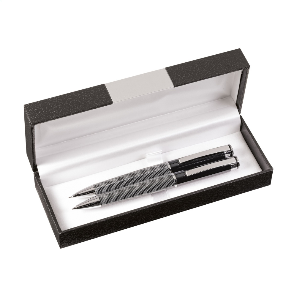 Logo trade promotional merchandise picture of: Princeton Double writing set