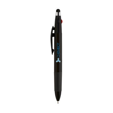 Logo trade promotional gifts image of: Triple Touch stylus pen