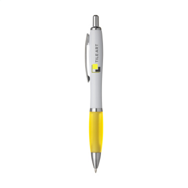 Logo trade promotional merchandise photo of: Athos White pen