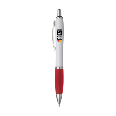 Logo trade corporate gifts image of: Athos White pen