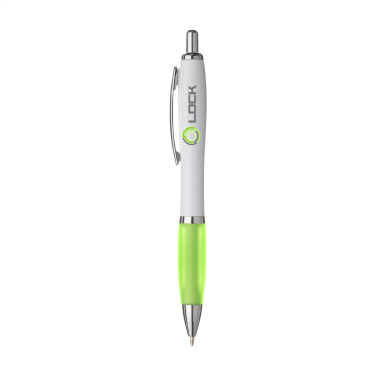 Logotrade promotional item picture of: Athos White pen