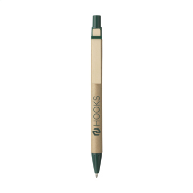 Logo trade business gifts image of: PaperWrite cardboard pen