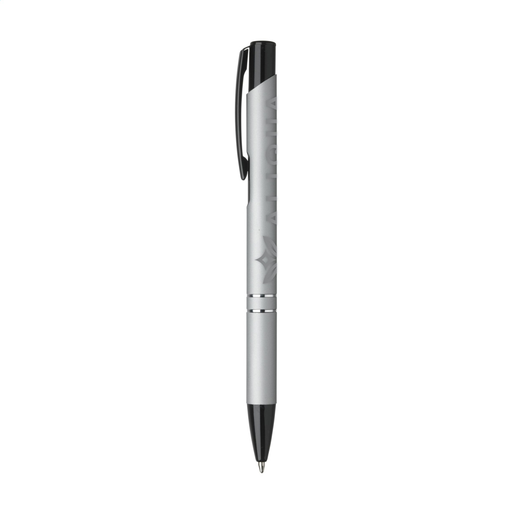 Logotrade advertising product image of: Ebony Rubberised pen