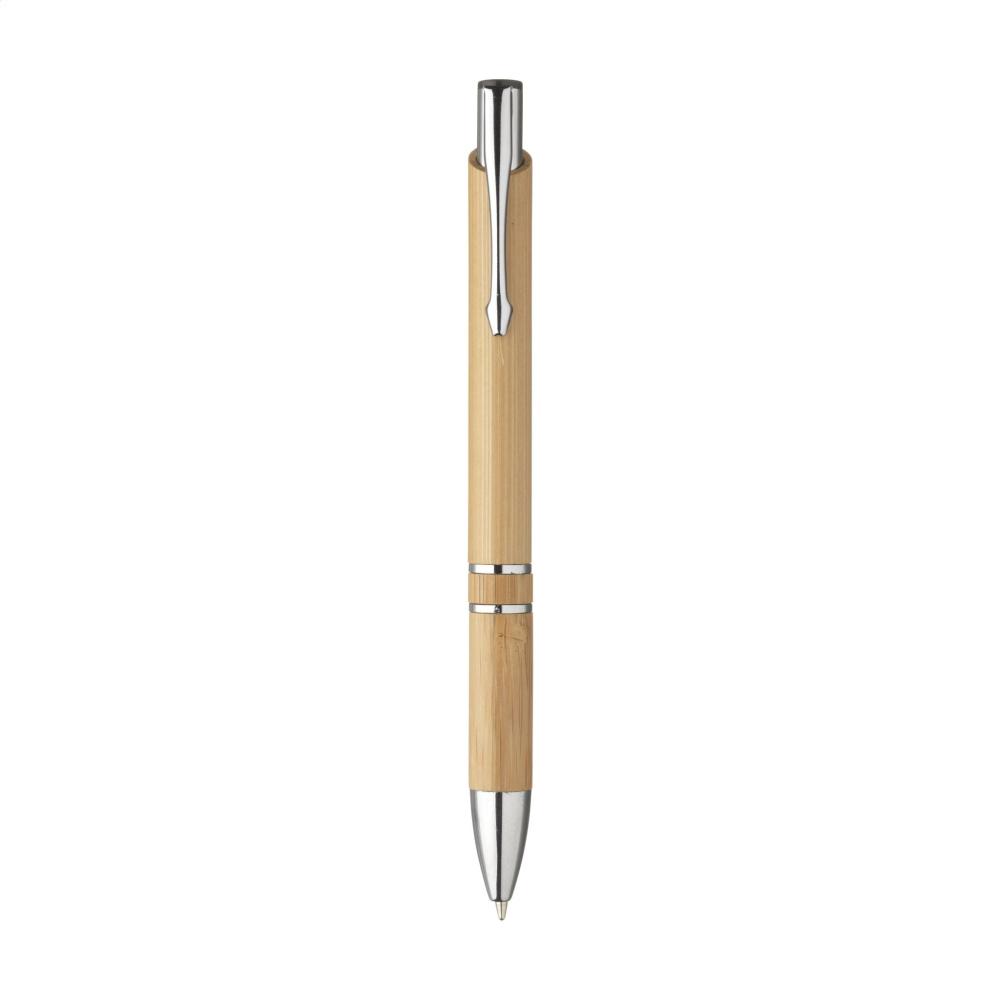 Logo trade promotional gifts picture of: Ebony Bamboo pen