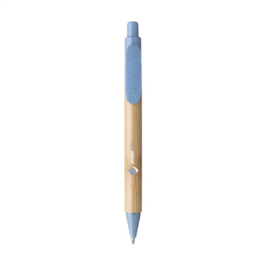 Logo trade promotional products image of: Bamboo Wheat Pen wheat straw ballpoint pen