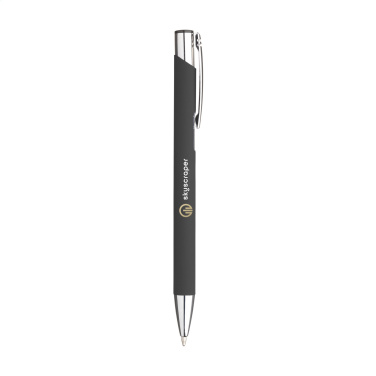 Logotrade promotional product picture of: Ebony Soft Touch pen